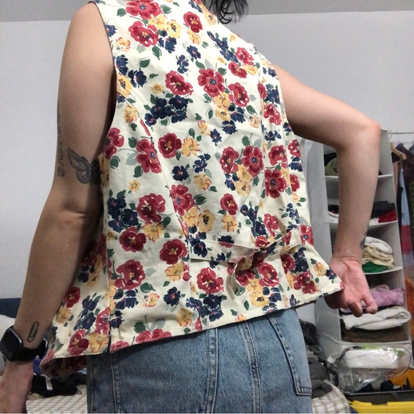 Vintage floral vest - Picture 2 of 3